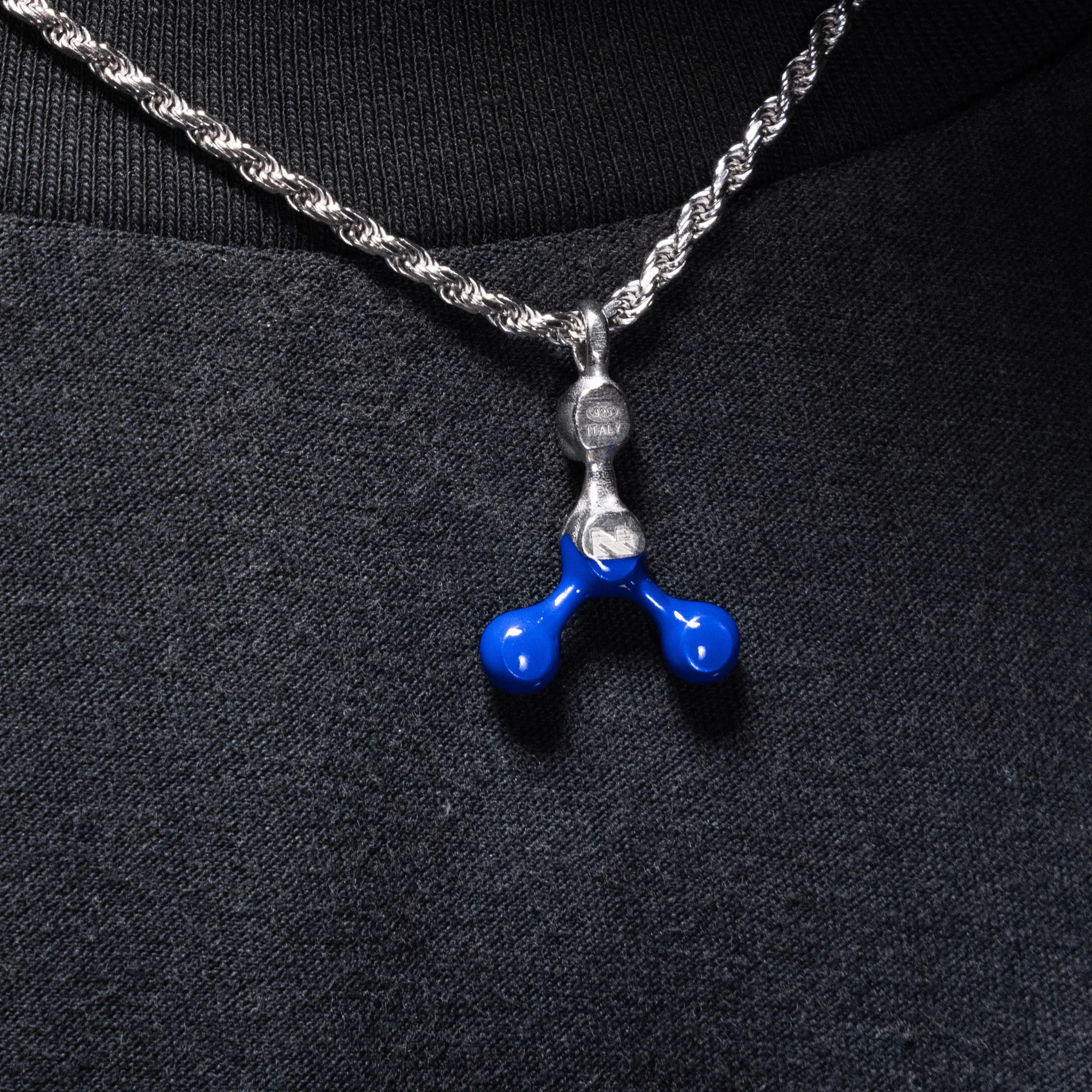 Chromium Atom Pendant + Chain - Image 3