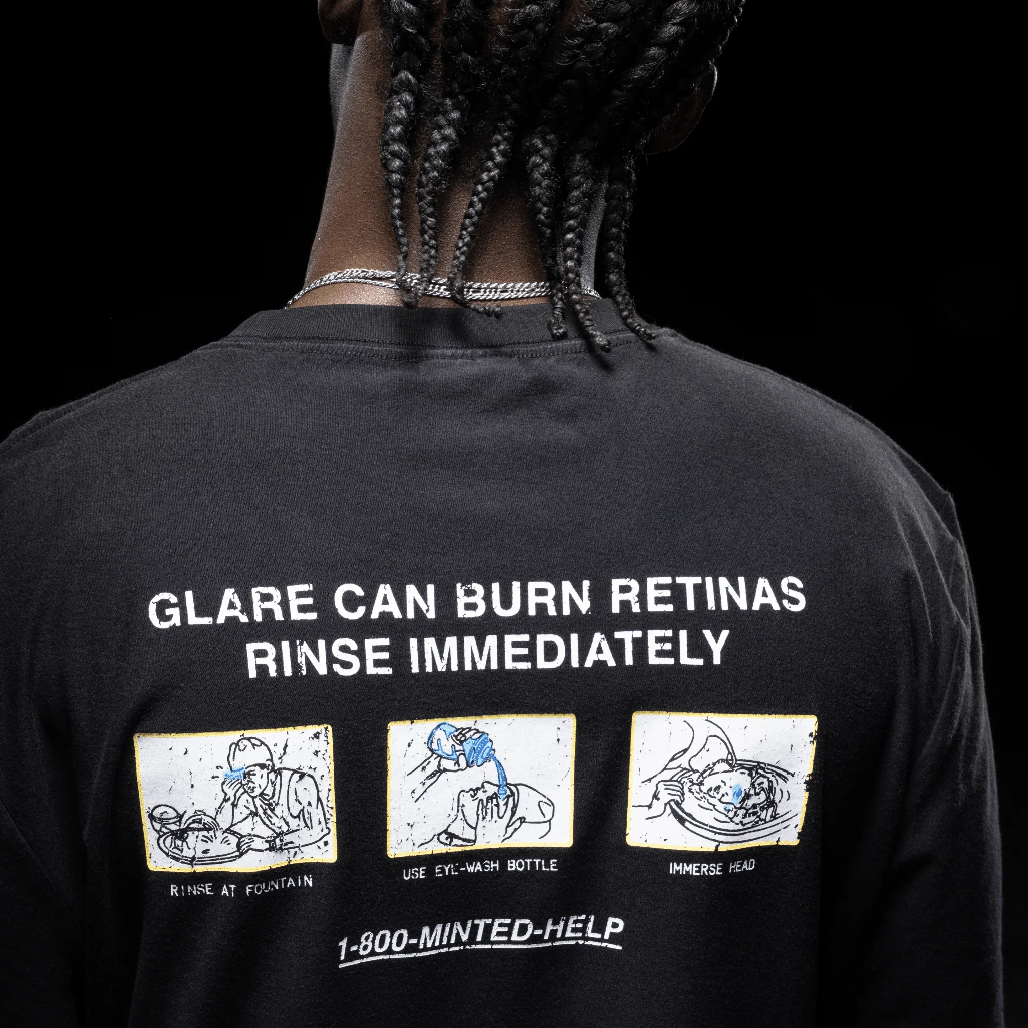 LinoCotton Tee - Glare Warning - Image 3